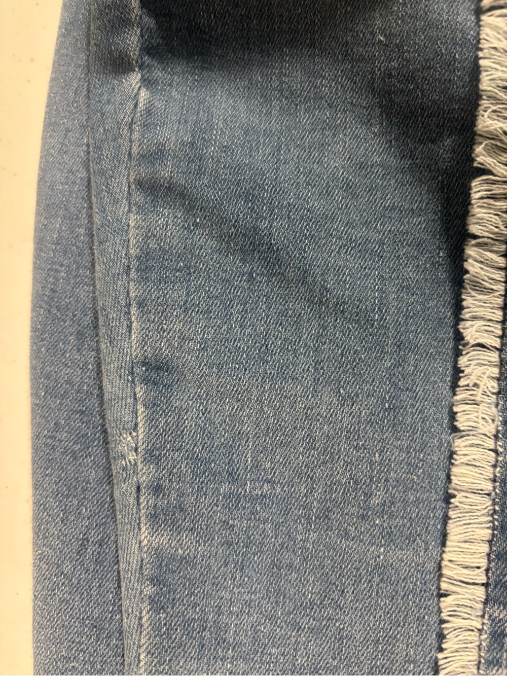 K Jordan Plus Size 20W Raw Hem Flare Wide Leg Jeans Exposed Seam - Picture 5 of 16